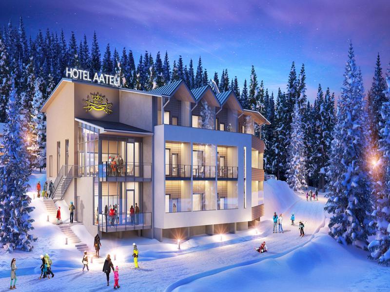 Hotel Aateli Hillside Vuokatti Exterior photo
